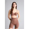 Defacto C1525AXBN307 Kahve Micro Kaplı Yarım Dolgulu Balenli Tişört Bra