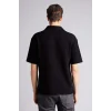 Defacto F9369AXBK81 Siyah Pamuklu BOXY FIT Dokulu Tişört