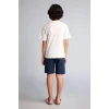 Defacto G8773A8ER105 Ekru %100 Pamuklu 2li Pijama Takımı Erkek Çocuk