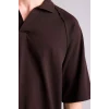 Defacto H2600AXBN337 Kahve Loose Fıt Polo Yaka Kısa Kollu Polo Tişört