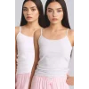 Defacto G8360AXGR93 Gri Regular Fıt 2li Atlet