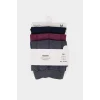 Defacto E0023AXPR102 Mor Regular Fıt 3lü Boxer