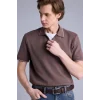 Defacto G1515AXBN534 Kahve Regular Fıt Polo Yaka Kısa Kollu Polo Tişört