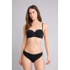 Defacto G9801AXBK81 Siyah Micro Kaplı Pedli Balenli Straplez Sütyen