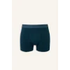 Defacto G9371AXGN614 Yeşil Regular Fıt Baskılı 3lü Boxer