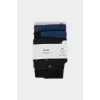 Defacto G9371AXGN614 Yeşil Regular Fıt Baskılı 3lü Boxer
