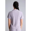 Defacto G0751AXPR518 Mor Standart Fıt Polo Yaka Sporcu Kısa Kollu Polo Tişört