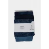 Defacto E5043AXBE364 Mavi Regular Fıt Baskılı 3lü Boxer