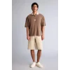 Defacto G5812AXBN604 Kahve Loose Fıt Polo Tişört