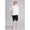 Defacto E4009AXNM40 Siyah Slım Fıt Jean Bermuda