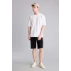 Defacto E4009AXNM40 Siyah Slım Fıt Jean Bermuda