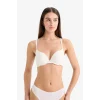 Defacto Z3350AZER105 Ekru Micro Kaplı Yarım Dolgulu Balenli Tişört Bra