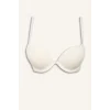 Defacto T8478AZER105 Ekru Micro Kaplı Full Push Up Balenli Tişört Bra