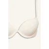 Defacto T8478AZER105 Ekru Micro Kaplı Full Push Up Balenli Tişört Bra