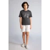 Defacto G8822A8AR202 Antrasit %100 Pamuklu 2li Pijama Takımı Erkek Çocuk