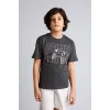 Defacto G8822A8AR202 Antrasit %100 Pamuklu 2li Pijama Takımı Erkek Çocuk