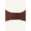 Defacto B8598AXBN307 Kahve Micro Kaplı Push Up Balenli Büyük Beden Sütyen
