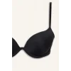 Defacto T8478AZBK81 Siyah Micro Kaplı Full Push Up Balenli Tişört Bra