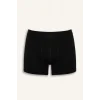 Defacto G9364AXBK50 Siyah Regular Fıt 3lü Boxer
