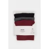 Defacto G9364AXBK50 Siyah Regular Fıt 3lü Boxer
