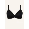 Defacto F6615AXBK81 Siyah Micro Kaplı Dolgusuz Balensiz Bralet