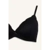 Defacto F6615AXBK81 Siyah Micro Kaplı Dolgusuz Balensiz Bralet