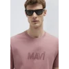 Mavi 0612896-70948 Mavi Logo Baskılı Pembe Tişört