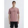 Mavi 0612896-70948 Mavi Logo Baskılı Pembe Tişört