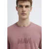 Mavi 0612896-70948 Mavi Logo Baskılı Pembe Tişört