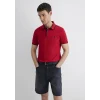 Mavi 062373-28441 Yaka Detaylı Kırmızı Polo Tişört