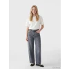 LCW Jeans Gri Yüksek Bel Boyfriend Fit Kadın Jean Pantolon