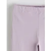 LCW Kids Lila Beli Lastikli Kız Çocuk İspanyol Paça Tayt