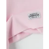 LCW Kids Pembe Kısa Kollu Kız Çocuk Soft Touch Takım