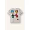 Defacto G9907A5GR503 Gri Marvel Comıcs Tişört Erkek Bebek
