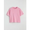LCW Kids Pembe Bisiklet Yaka Kız Çocuk Tişört ve Eşofman Altı