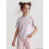LCW Kids Karışık Baskılı Kız Çocuk Tişört