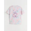 LCW Kids Karışık Baskılı Kız Çocuk Tişört