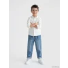 LCW Kids İndigo Beli Lastikli Erkek Çocuk Jean Pantolon