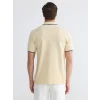 LCWAIKIKI Classic Bej Polo Yaka Pike Erkek Tişört