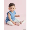 LCW baby Mavi Puantiyeli Kız Bebek Takım