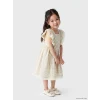 LCW Kids Bej Kız Çocuk Çiçekli Elbise