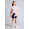 Defacto H3483A8PN238 Pembe My Melody Relax Fıt Bisiklet Yaka Kısa Kollu Tişört Kız Çocuk