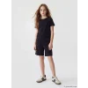 LCW Kids Siyah Beli Lastikli Kız Çocuk Şort