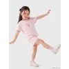 LCW Kids Pembe Çiçek Baskılı Kız Çocuk Takım