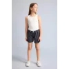 Defacto G9070A8GR164 Gri Kısa Paça Şort Kız Çocuk