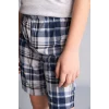 Defacto H0373A8GR400 Gri Regular Fıt Desenli 2li Pijama Takımı Erkek Çocuk