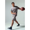 Defacto G0920AXGR67 Gri NBA Boston Celtıcs Standart Fıt Şort