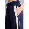 Defacto H7722AXIN275 İndigo Straıght Fıt Cepli Standart Paça Standart Boy Skuba Dalgıç Kumaş Pantolon