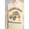 Defacto H4105A8YL83 Sarı Regular Fıt Baskılı 2li Şort Tişört Pijama Takımı Erkek Çocuk
