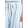 Defacto H7011AXBE745 Mavi Regular Fıt Kısa Kollu 2li Softshell Pijama Takım